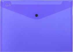 mapa z gumbom A4 Electra temno modra