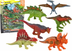Set figuric Dinozavri 6 kos Barvni