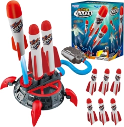 Woopie penilna raketna strelnica s pumpo, 6 raket