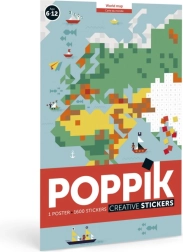 Samolepilni plakat - Zemljevid sveta