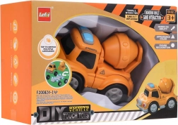 Interaktivni tovornjak-igrača z mešalnico na magnete