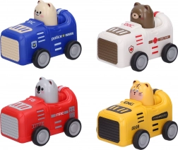 Živalica v avtomobilčku na navijanje 9 cm