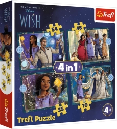 Sestavljanka 4v1 DISNEY Wish – izpolnjene želje