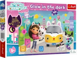 Svetleči puzzle Gabinin čarobni domek 100 koščkov