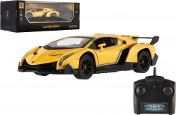 rc avto lamborghini 1:24 s svetlobnimi učinki, 2,4 ghz, rumeno
