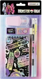 Šolski komplet Monster High z blokom in pisali