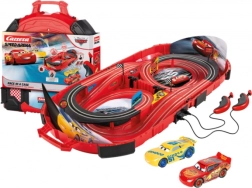 Avtocesta Carrera Speed Arena Disney Cars 2,77 m v prenosnem kovčku