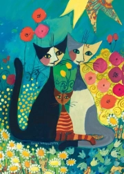 Heye kovinski sijaj puzzle cvetlična greda 1000 koščkov