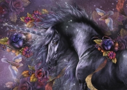 Sestavljanka Modra vrtnica 1000 kosov