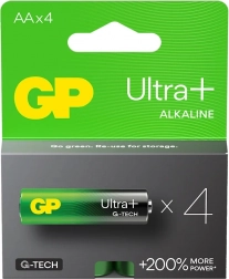 Alkalne baterije GP Ultra+ AA 4 kosi