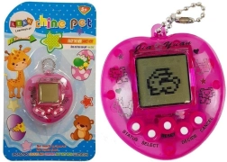 Elektronska igra TAMAGOTCHI rožnata s kratko verižico