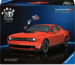 3D sestavljanka Ravensburger Iconics: Dodge Challenger R/T Scat Pack Widebody – 108 kosov