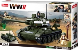 Sluban WWII Sovjetski tank T-34/85 2v1