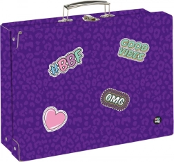 Laminatni kvadratni kovček A4 za šolske potrebščine