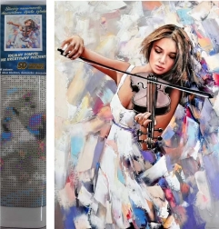Norimpex diamantno slikanje violinistka 30x40 cm