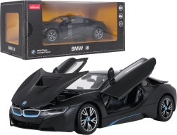 Kovinski model BMW i8 v merilu 1:24, črn RASTAR
