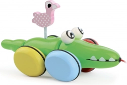 Vlečni krokodil s plamencem VILAC