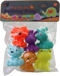 Set brizgajočih kopalnih živalic za otroke