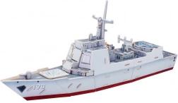 Robotime 3D puzzle torpedni rušilec tip 052C barvni