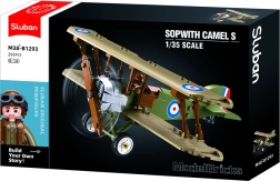 Gradbeni komplet dvokrilnika Sopwith - Model Bricks