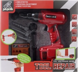 Otroški baterijski vrtalnik z nastavki