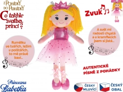 Punčka princeska Babetka 35 cm poje po češko