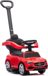 Poganjalec s potisnim ročajem Mercedes 3v1 rdeč