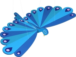 Leseni leteči pav VILAC – viseča dekoracija