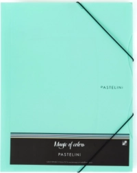 Mapa z elastiko A4 PASTELINI zelena PP