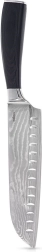 Kuhinjski nož santoku iz damaščanskega jekla 31 cm