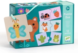 Djeco Eduludo puzzle duo – barve