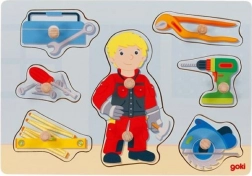 Lesena vstavljanka mehanik Goki