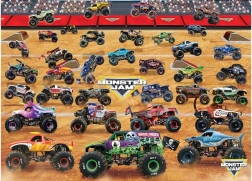 Sestavljanka EUROGRAPHICS Monster Jam – zbirka tovornjakov, 1000 koščkov