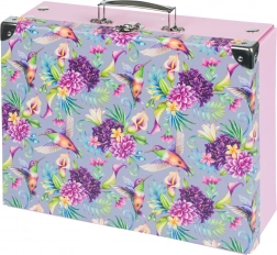 Zložljiv šolski kovček BAAGL Kolibri z okovjem