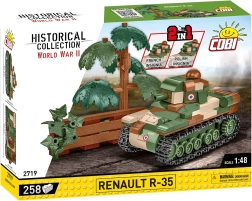 Stavebnica tanka RENAULT R-35 1:48 (258 kosov) – COBI Historical Collection