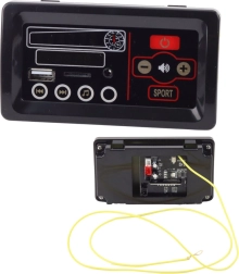 Glasbena plošča za vozilo na baterije – 12 V