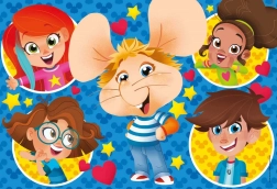 Clementoni sestavljanka Miška Gigio MAXI 24 kosov