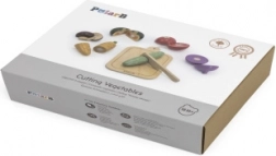 Lesena garnitura za rezanje zelenjave za otroke