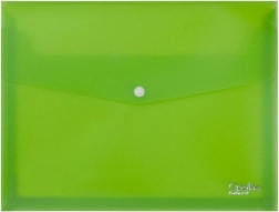 Prostorska mapa A4 z zapiranjem na gumb, zelena Opaline