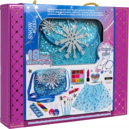 Otroški komplet za ličenje z ledeno modrim krilcem