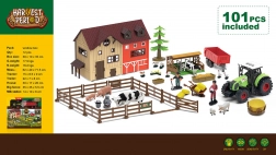 Mega komplet kmetija s traktorjem in priborom