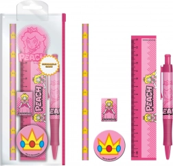 Šolski set Super Mario Peach v plastičnem etuiju