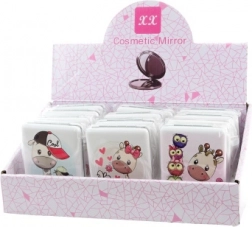 Žepno ogledalce z motivom žirafe, 6 vrst