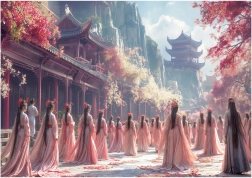 Sestavljanka Gejše 1000 koščkov