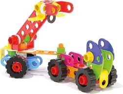 quercetti konstrukcijski set tecno jumbo toolbox – prenosni kovček z 84 deli