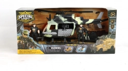 Vojaški helikopter s shranjevalnim prostorom