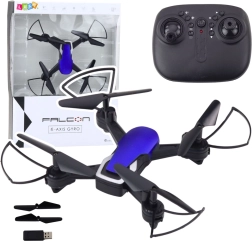 Dron Falcon s šestimi osmi in LED lučmi