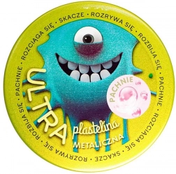 Ultra plastelina temno zelena kovinska z vonjem žvečilnega gumija