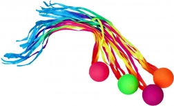 Igrača z žogico in trakovi za otroke – 1 kos