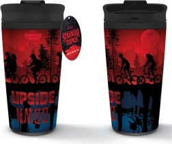 Plastični potovalni lonček Stranger Things 4 s pokrovom